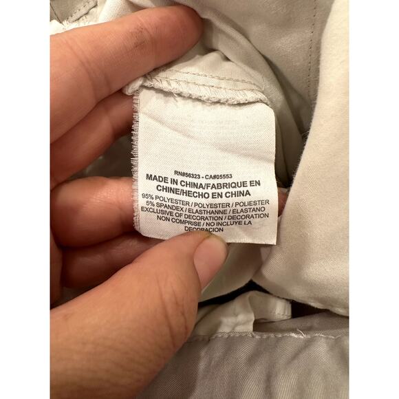 Nike Men's Golf Shorts Size 32 Cream Performance Polyester Outdoor Athleisure - Picture 7 of 10